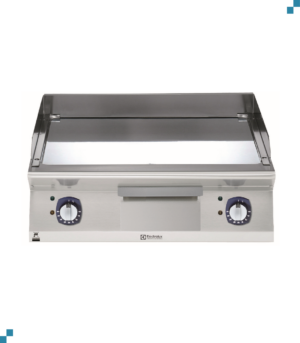 Electrolux Professional | Elektrische bakplaat met glad gepolijste, hellende chromen bakplaat – 800 mm - Afbeelding 1